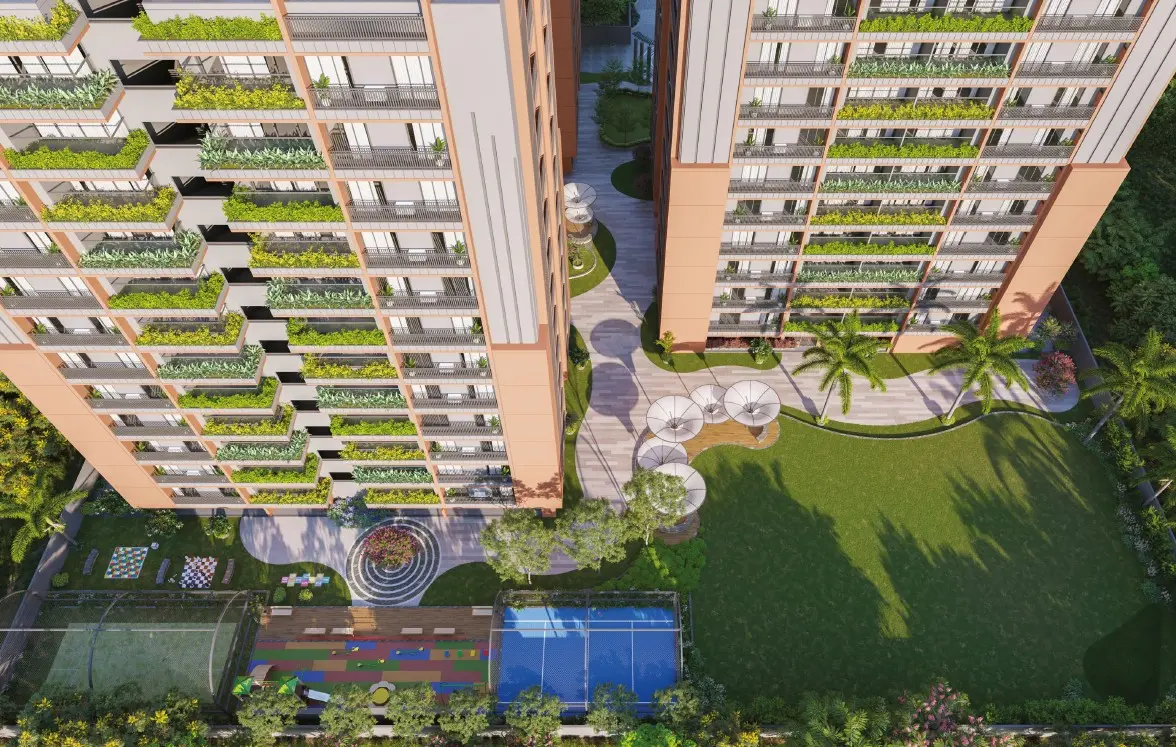 Aerial amenity view