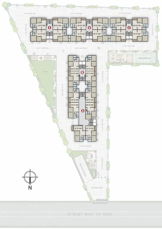 Typical Floor Layout Plan