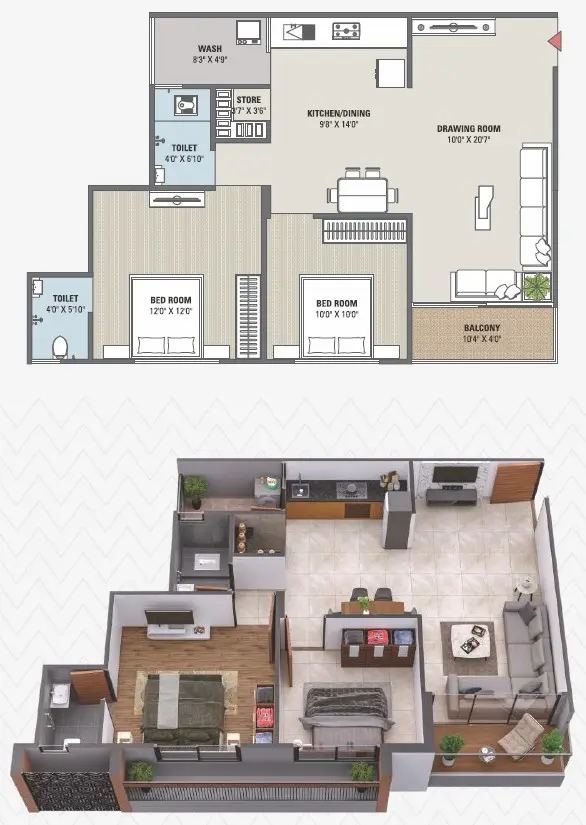 Block C D E Unit Plan Type 4